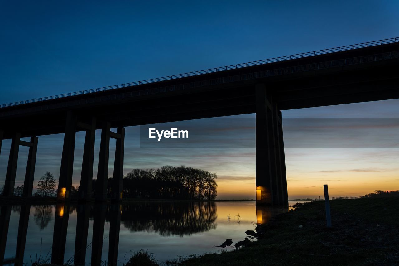 SCENIC VIEW OF BRIDGE OVER RIVER AGAINST SKY