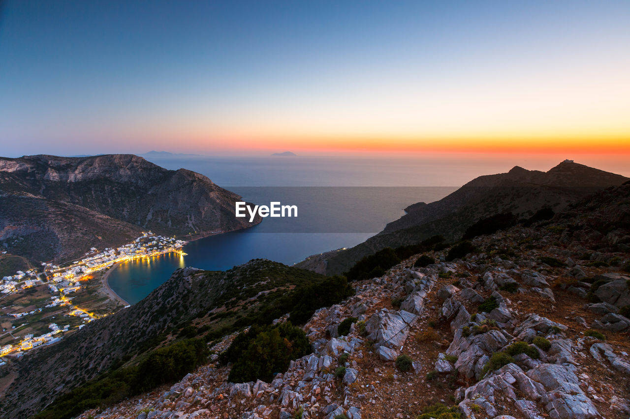 View of kamares village from the church of agios symeon.