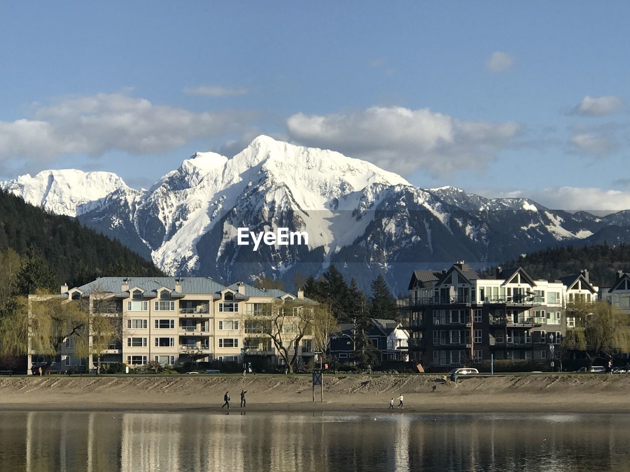 Mount cheam  from harrison hot springs