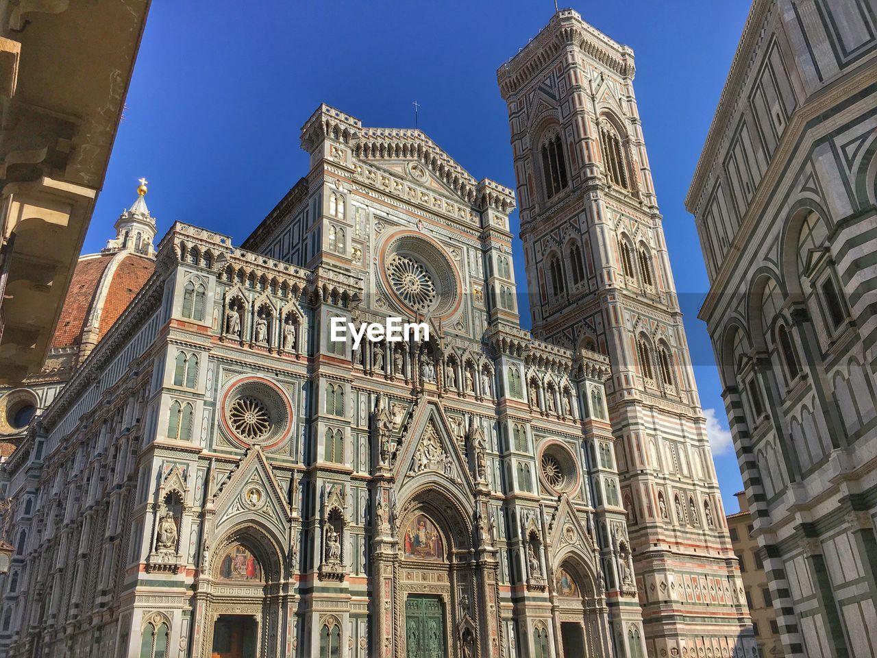 Low angle view of florence cathedral