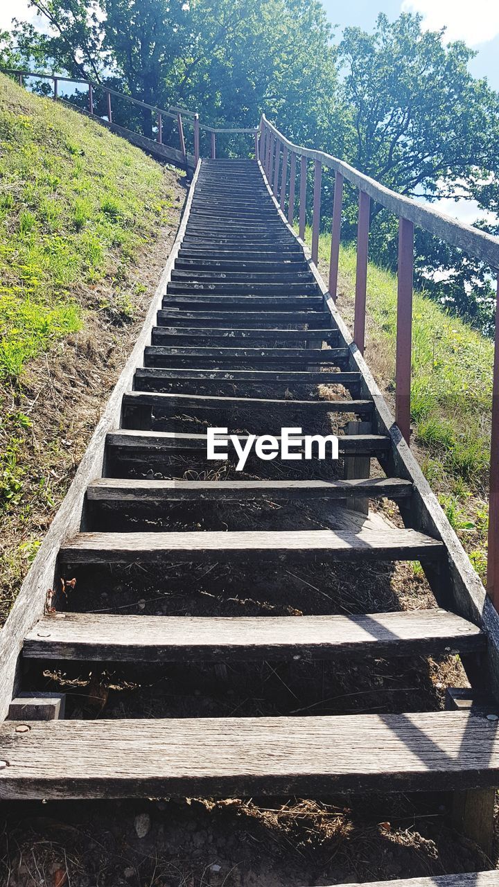 VIEW OF STEPS AND BRIDGE