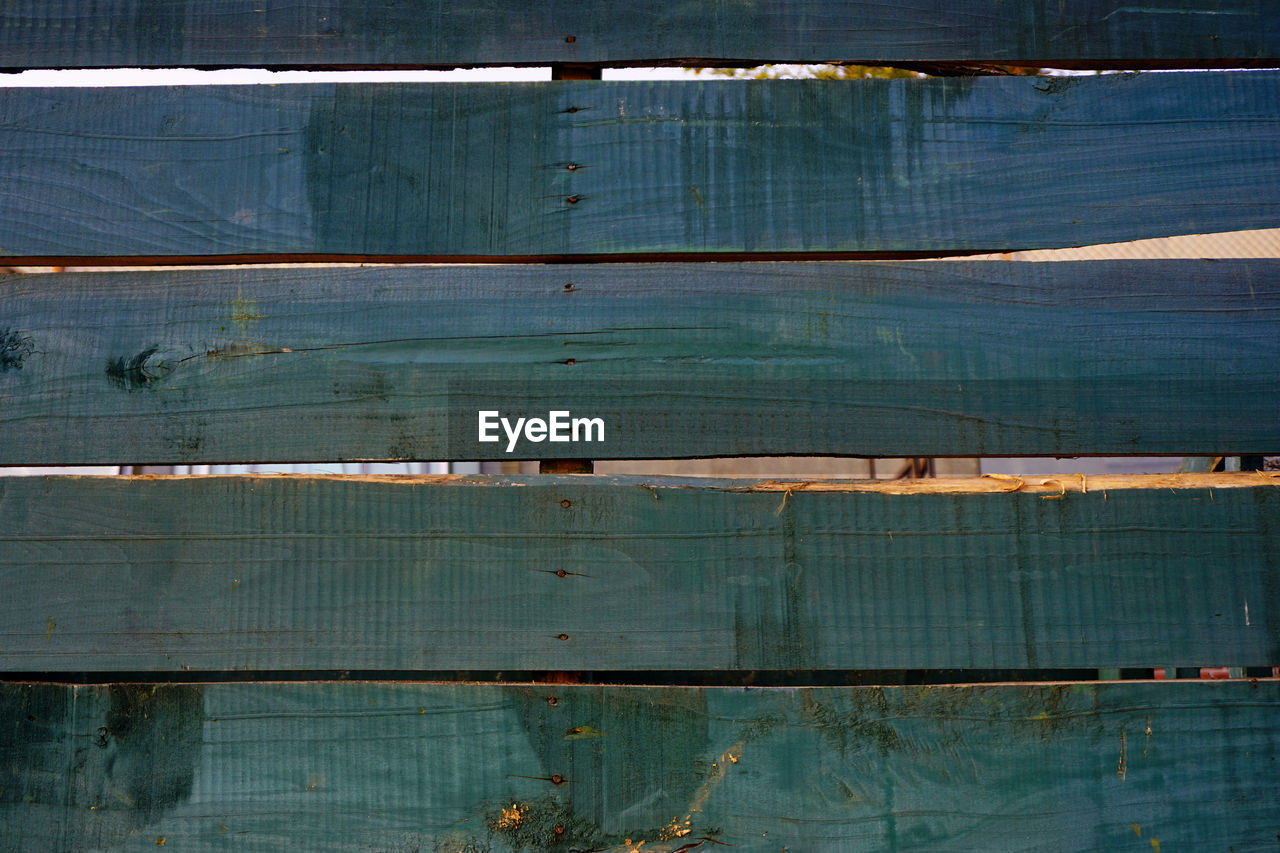 Full frame shot of old wooden fence