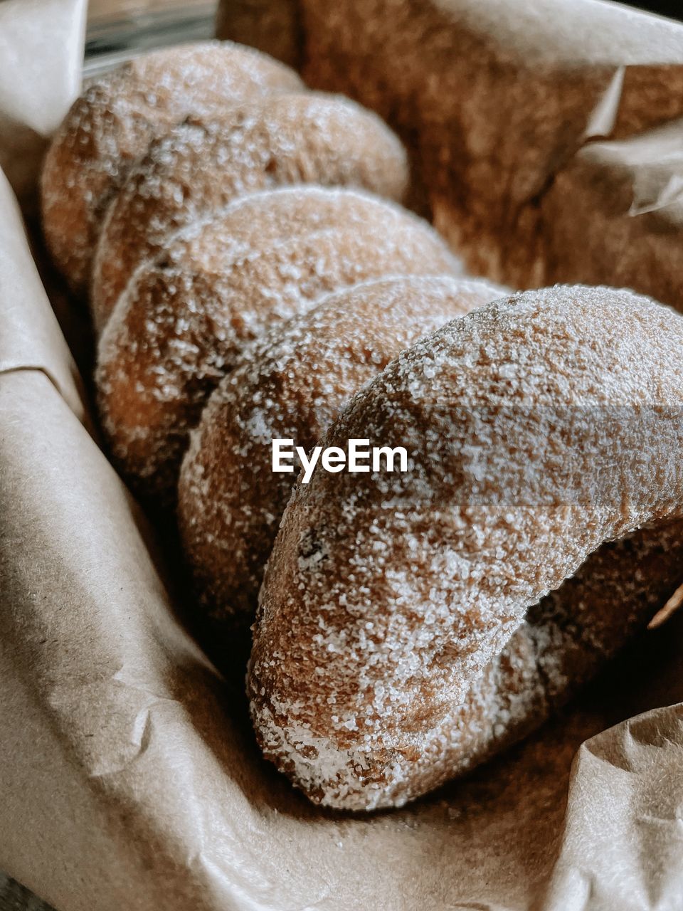 close-up of bread on table