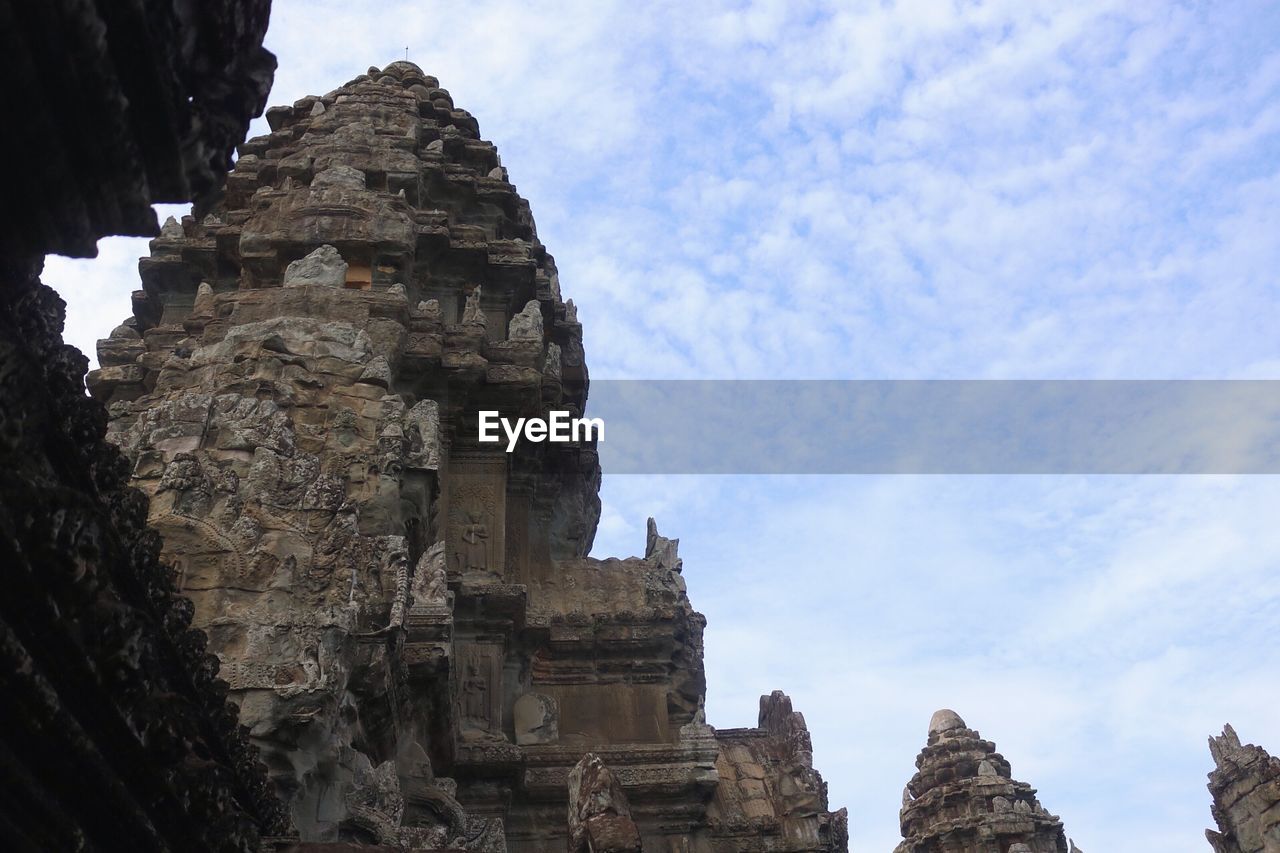 Low angle view of a temple