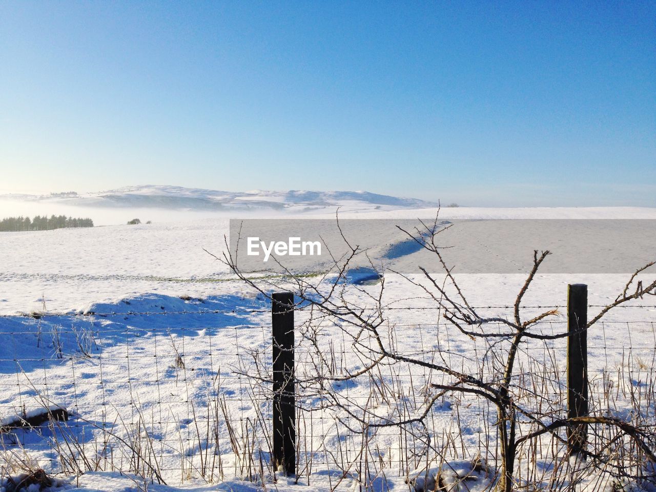 Scenic view of clear sky