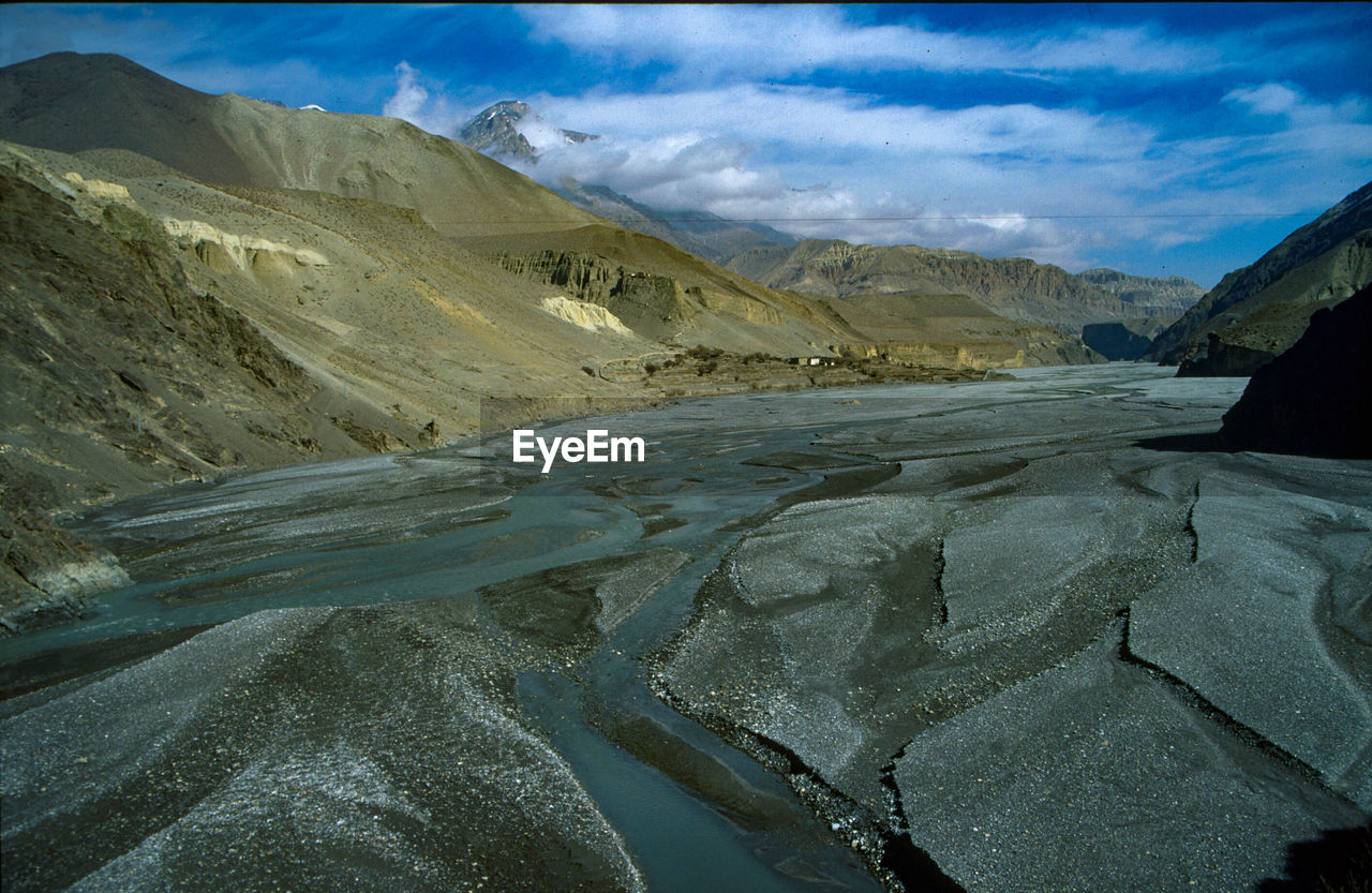 Valley to mustang area in nepal