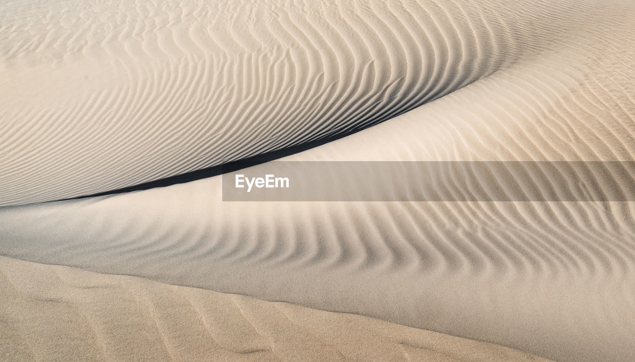 Full frame shot of sand dune