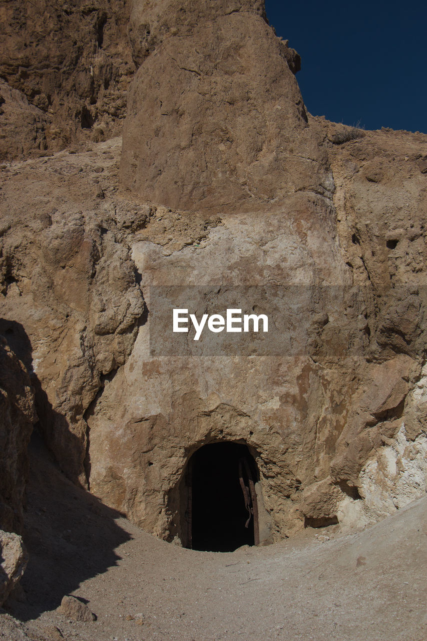 ROCK FORMATIONS IN CANYON