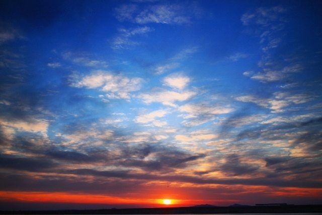 SCENIC VIEW OF SUNSET SKY