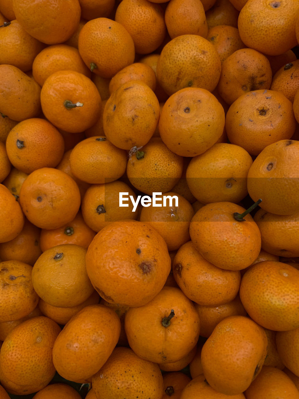 Full frame shot of oranges