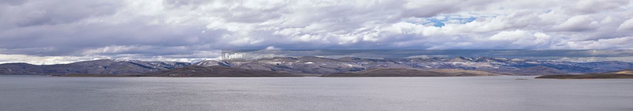 Strawberry reservoir bay in fall highway 40 daniels summit heber duchesne uintah basin utah usa.