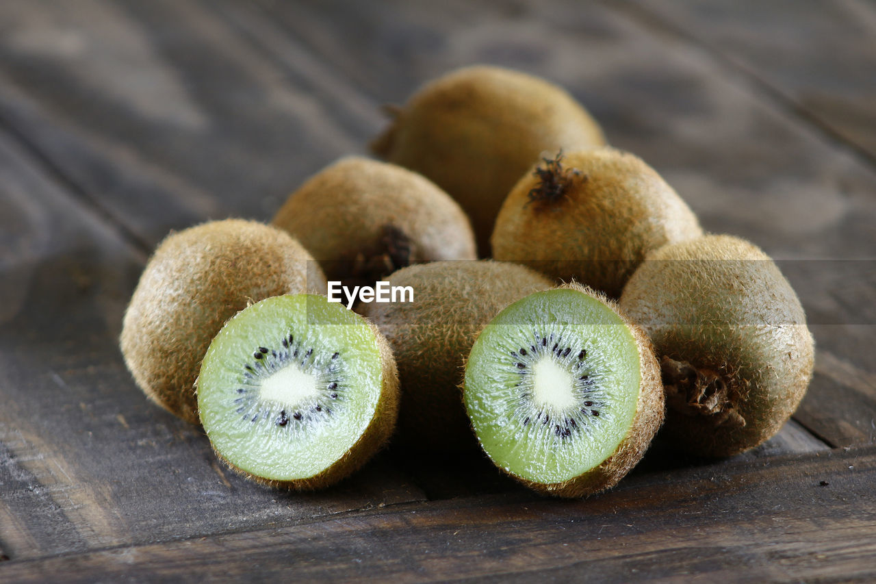 Close-up of fruits on table