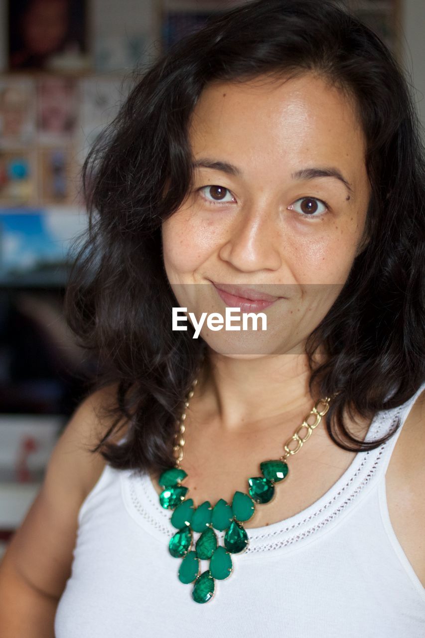 Portrait of a smiling young woman