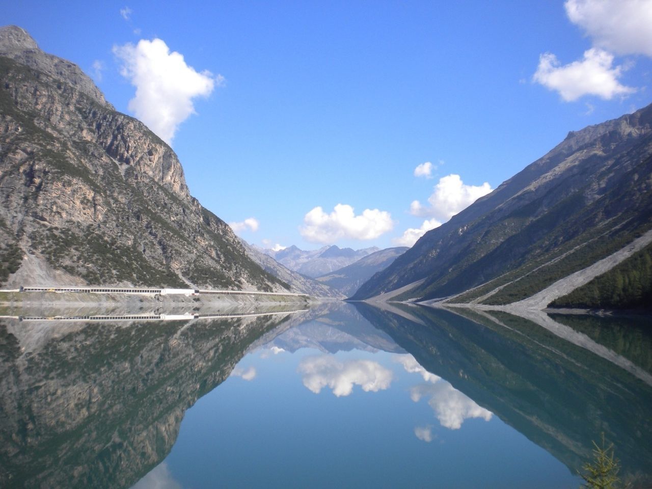 Lake in mountains