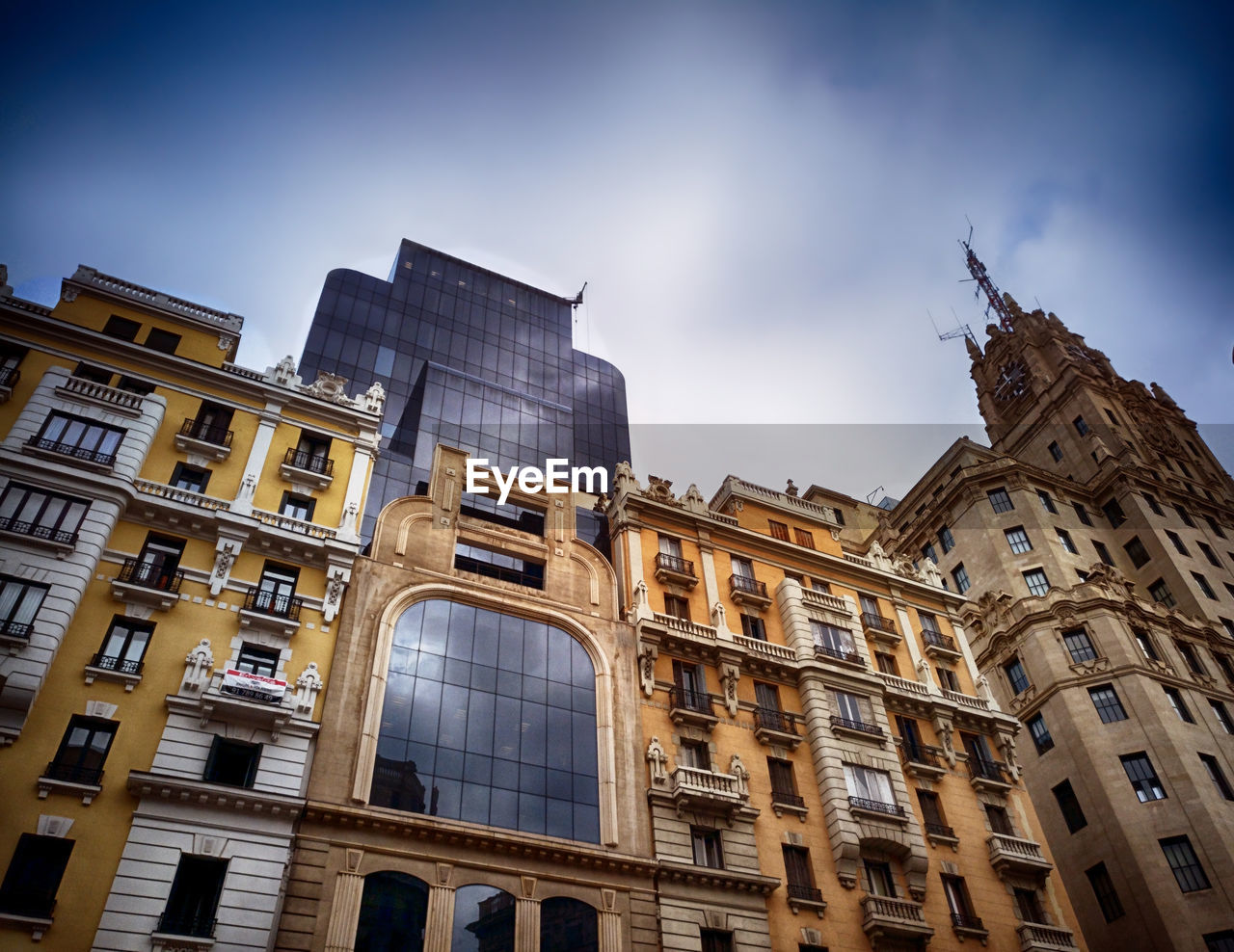 LOW ANGLE VIEW OF A BUILDING