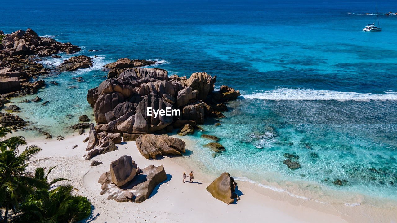 scenic view of beach