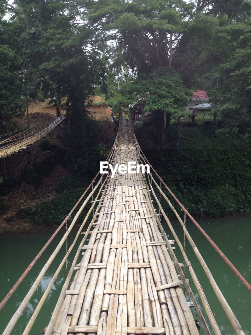 FOOTBRIDGE LEADING TO TREES