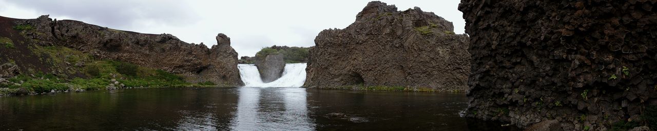 PANORAMIC VIEW OF WATERFALL