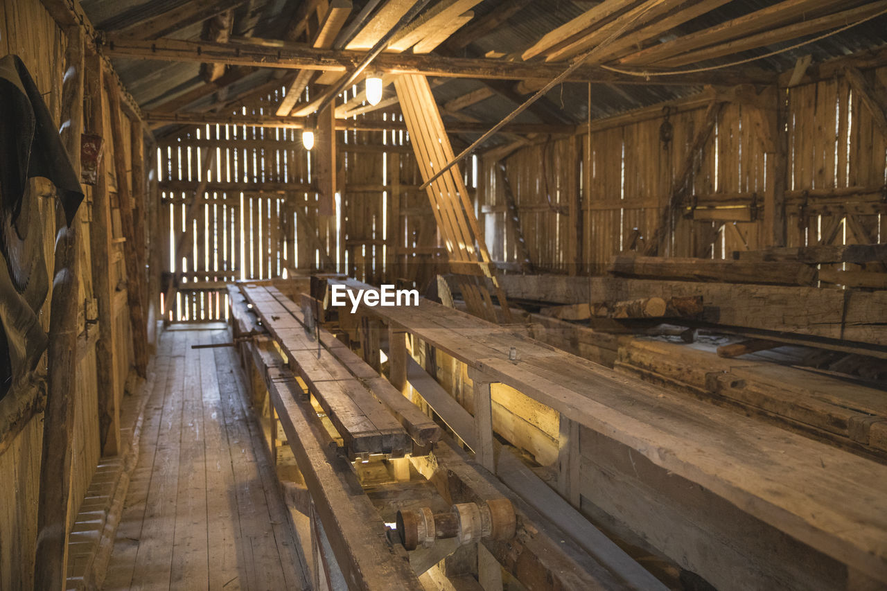 Tools and supplies of the former norwegian fishermen