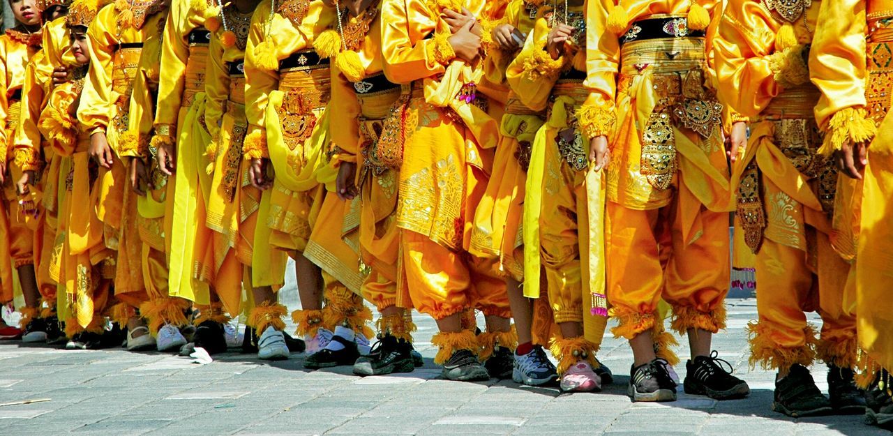 Traditional ceremony on the road