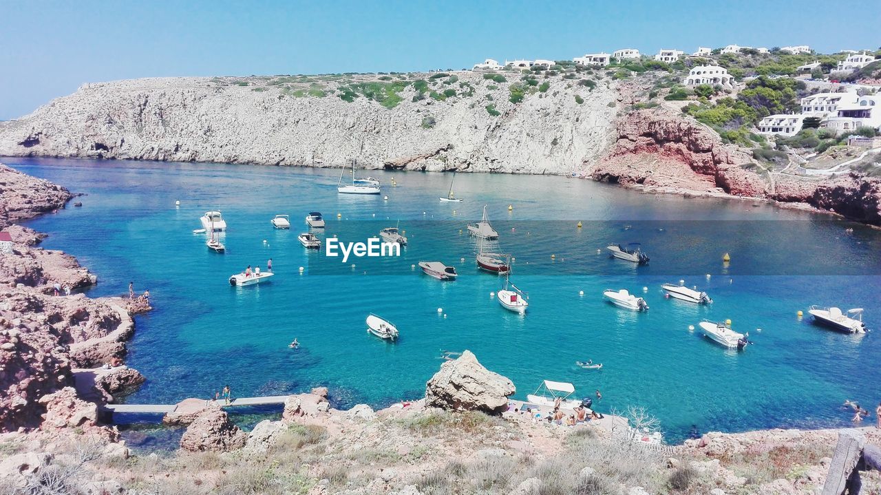 SCENIC VIEW OF SEA AND ROCKS