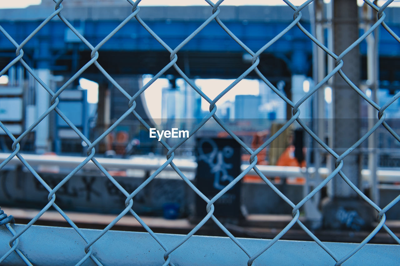 Full frame shot of chainlink fence