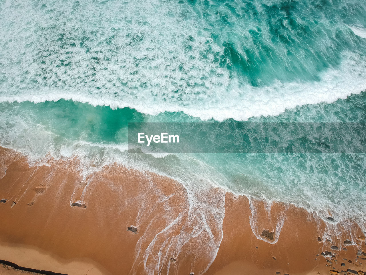 Aerial view of beach