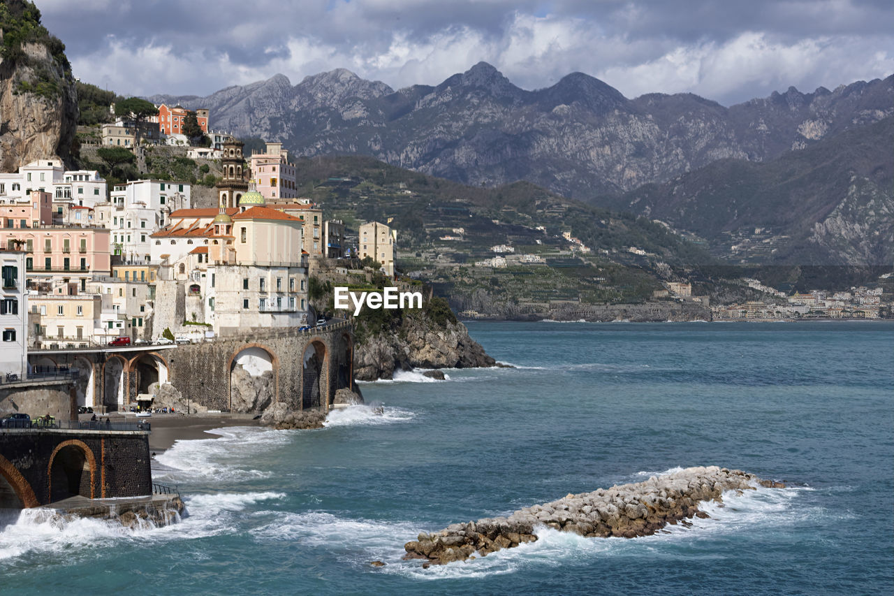 On the amalfi coast, italy