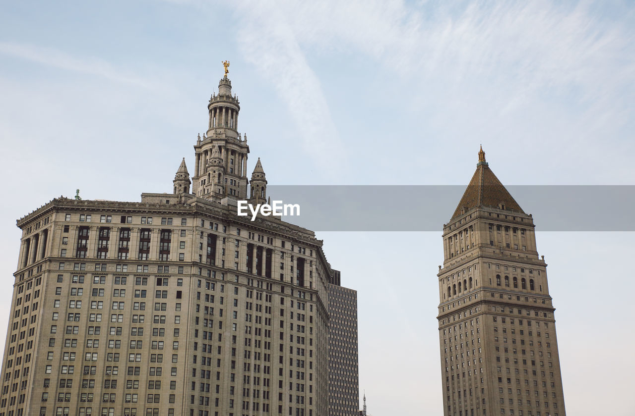 LOW ANGLE VIEW OF CLOCK TOWER