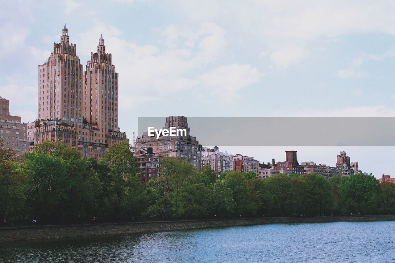 The san remo by lake against sky