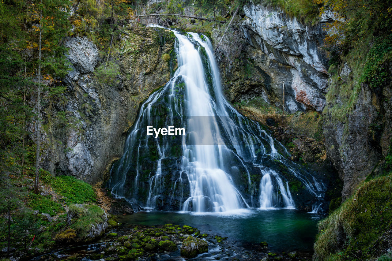 SCENIC VIEW OF WATERFALL