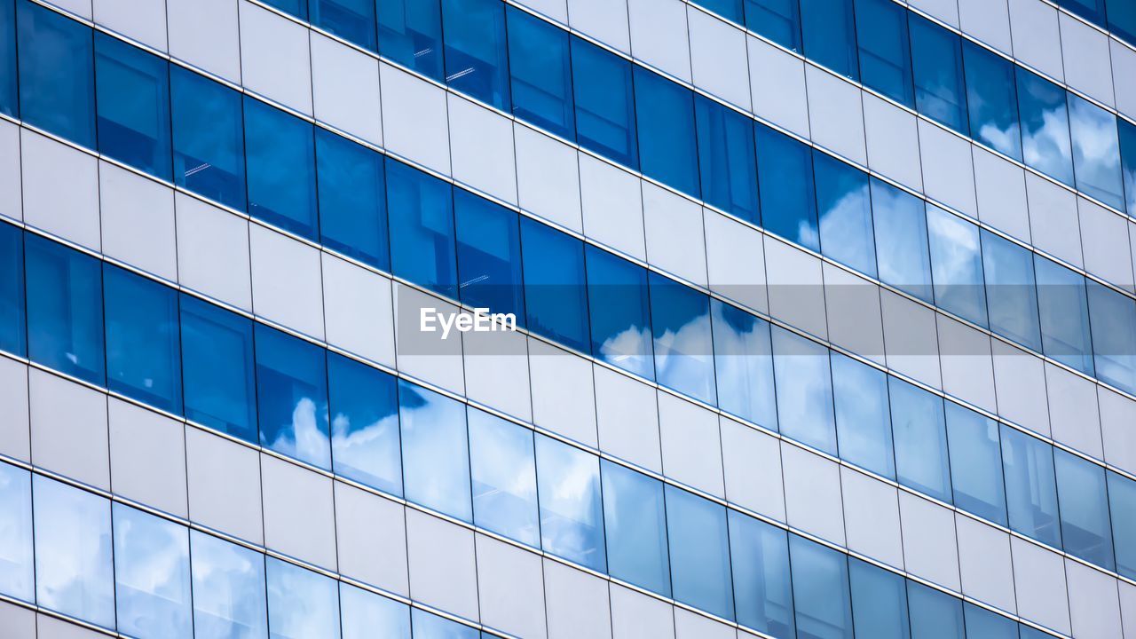 Low angle view of modern building