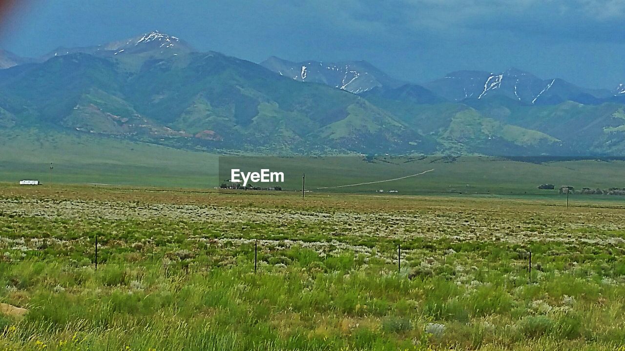 SCENIC VIEW OF MOUNTAINS