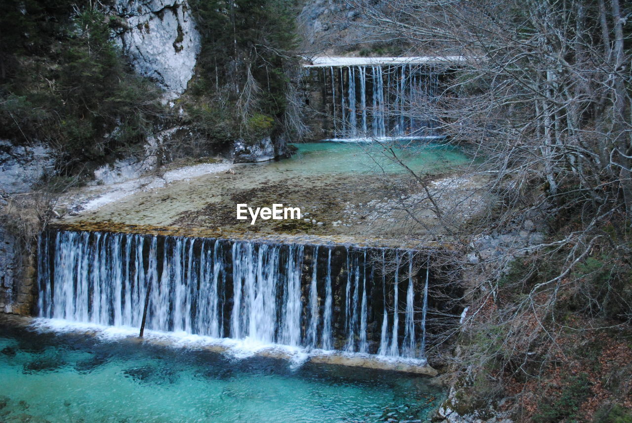 SCENIC VIEW OF WATERFALL