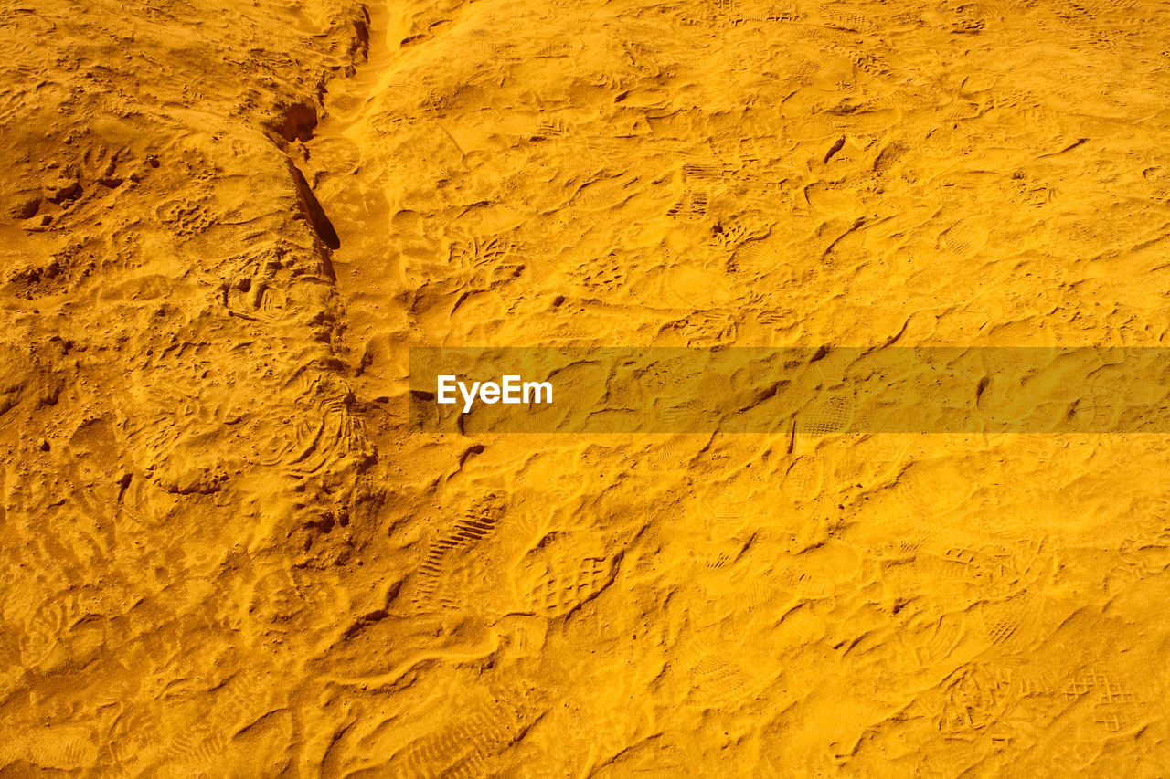 FULL FRAME SHOT OF SAND DUNES