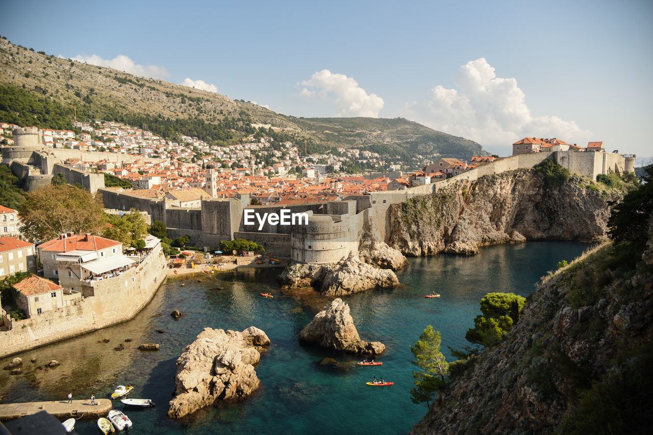 A overview of old-town / old city of dubrovnik