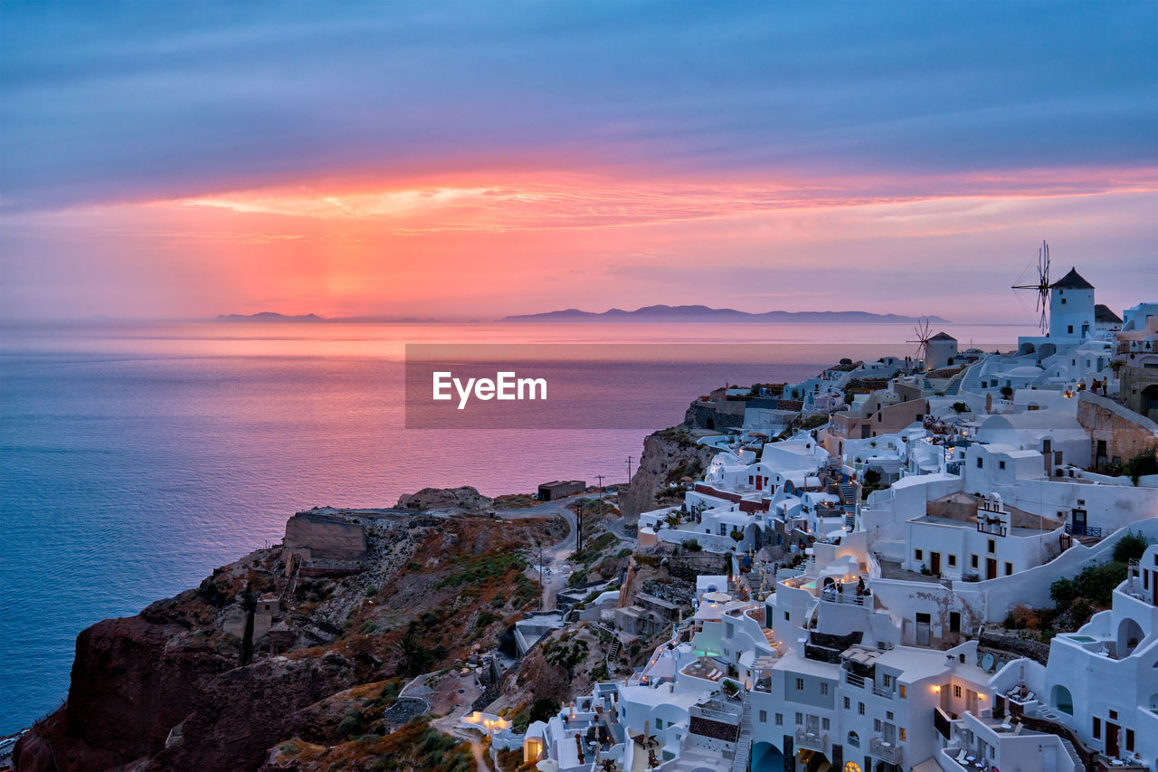 Famous greek tourist destination oia, greece