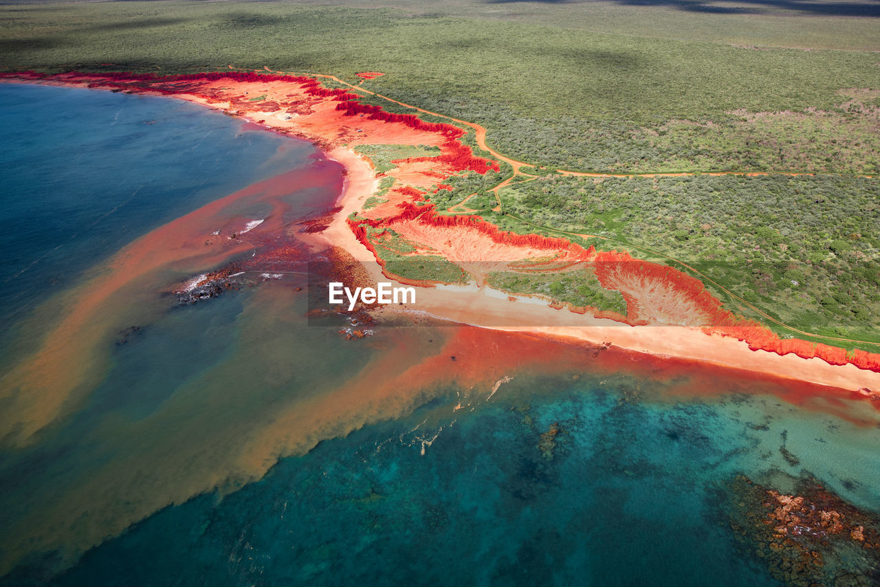 James price oint with it's red soil- pindan- in the kimberley region in western australia