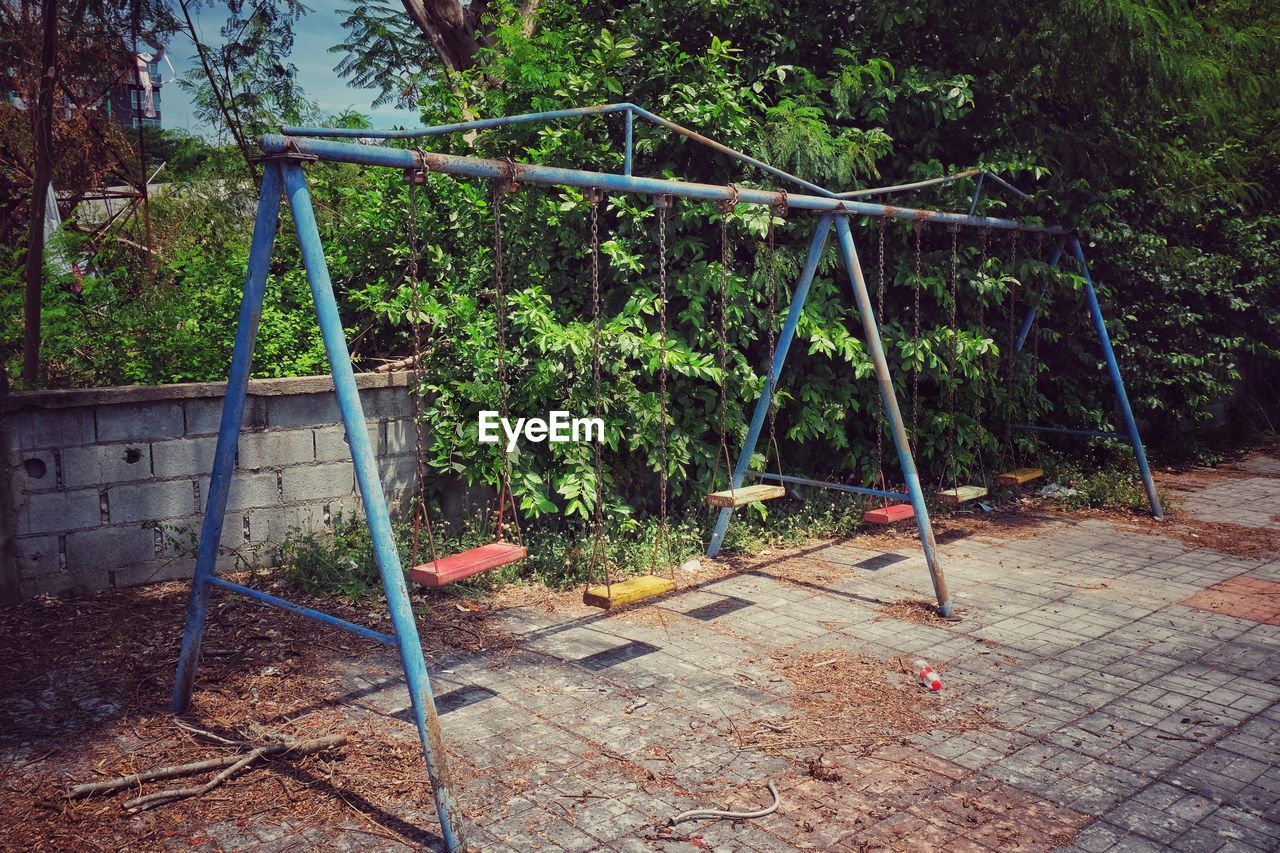 VIEW OF EMPTY PLAYGROUND