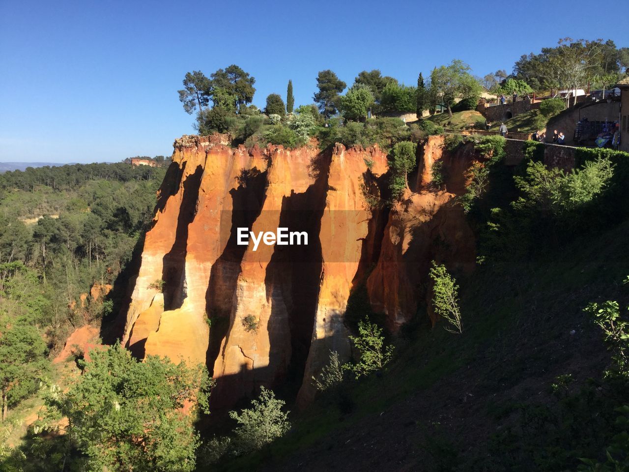 PANORAMIC VIEW OF LANDSCAPE AGAINST CLEAR SKY