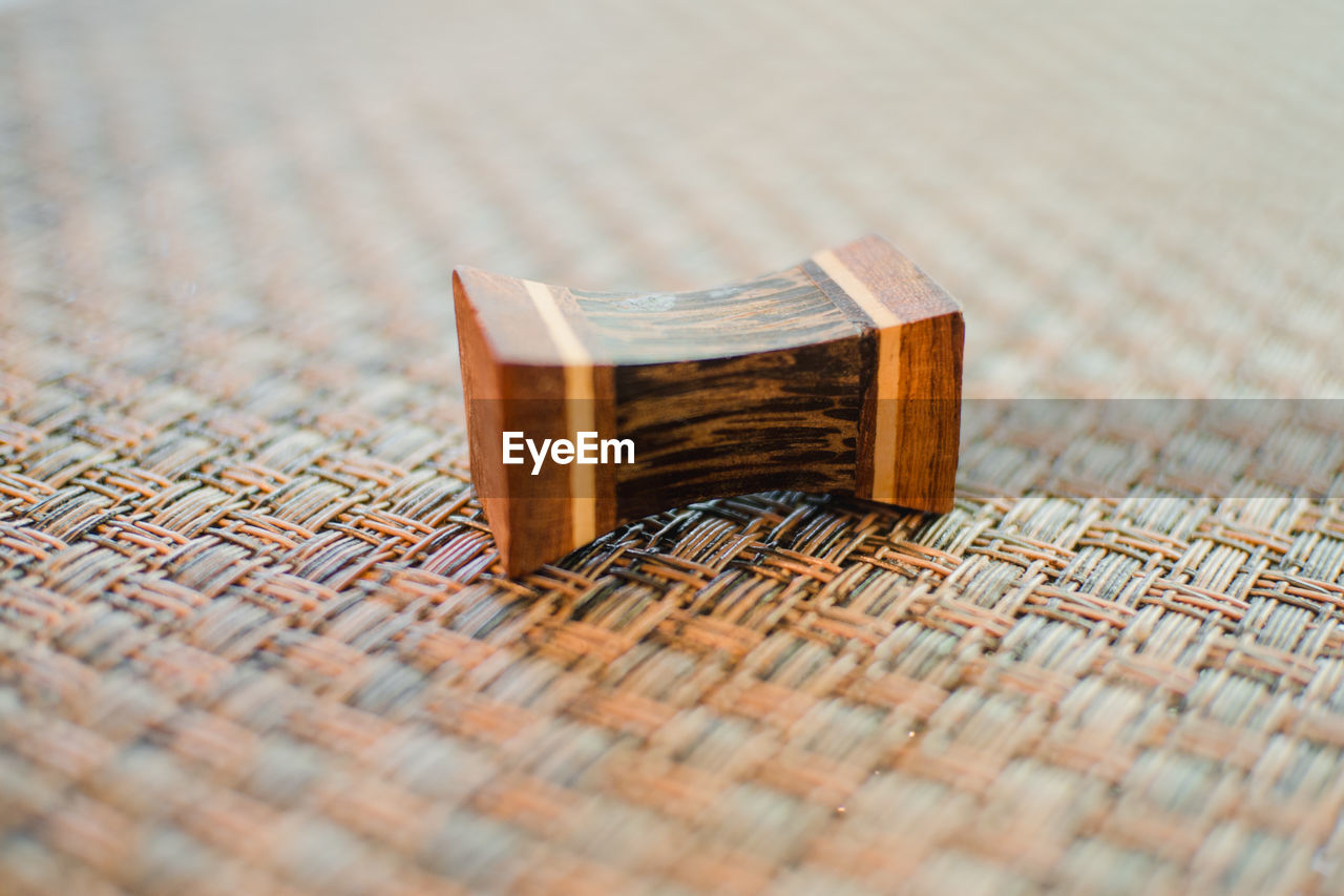 Close-up of a wooden object