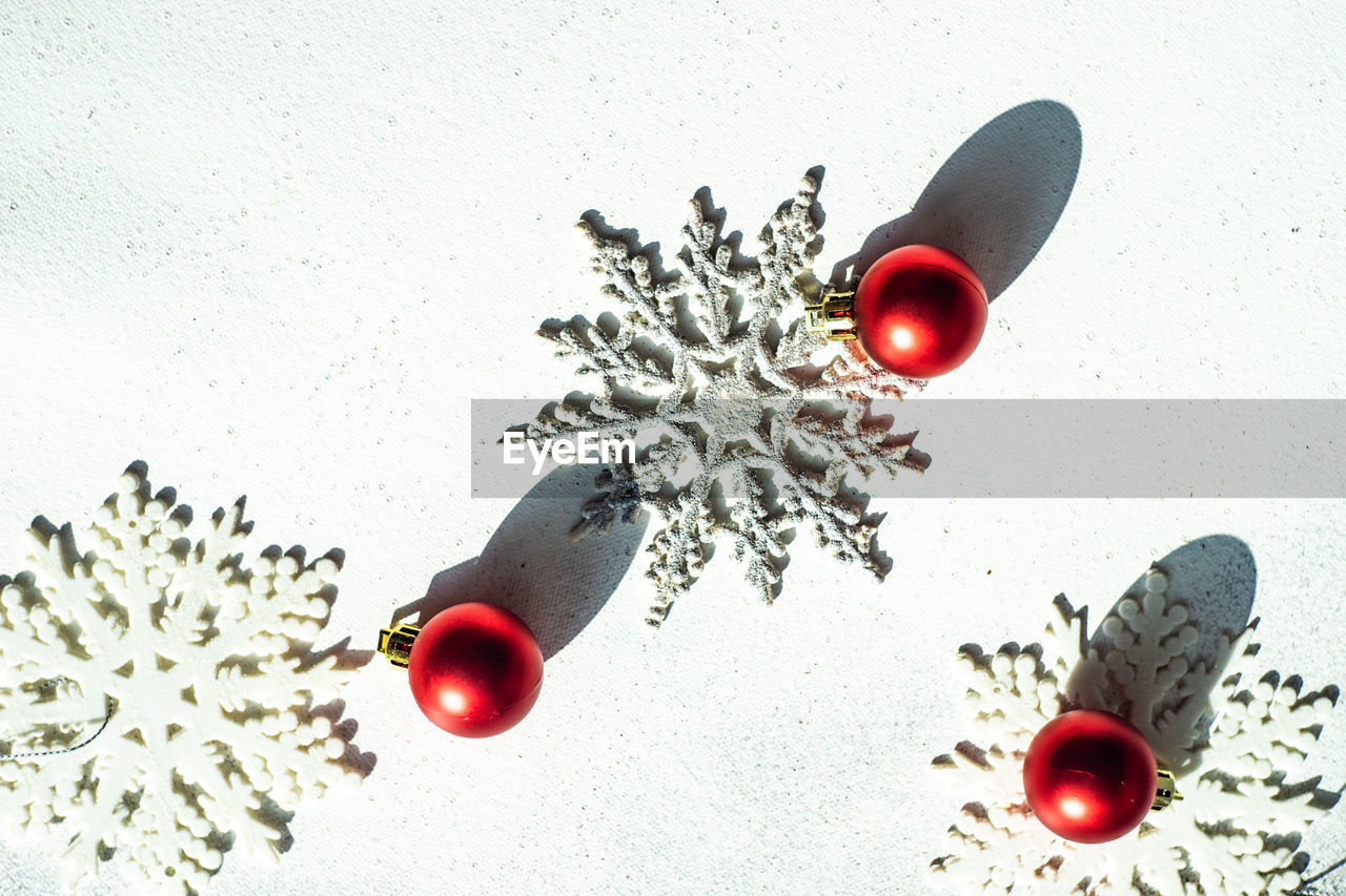 CLOSE-UP OF RED BERRIES ON TABLE