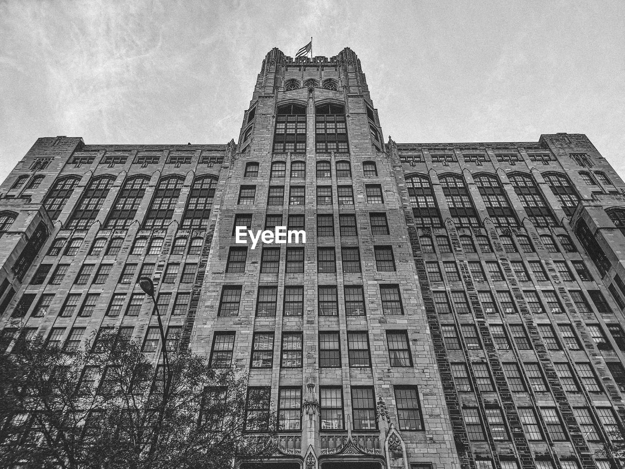 Low angle view of building against sky