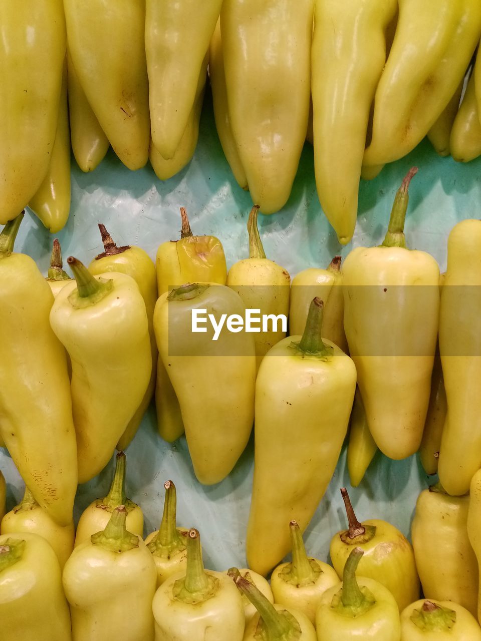 close-up of bell peppers