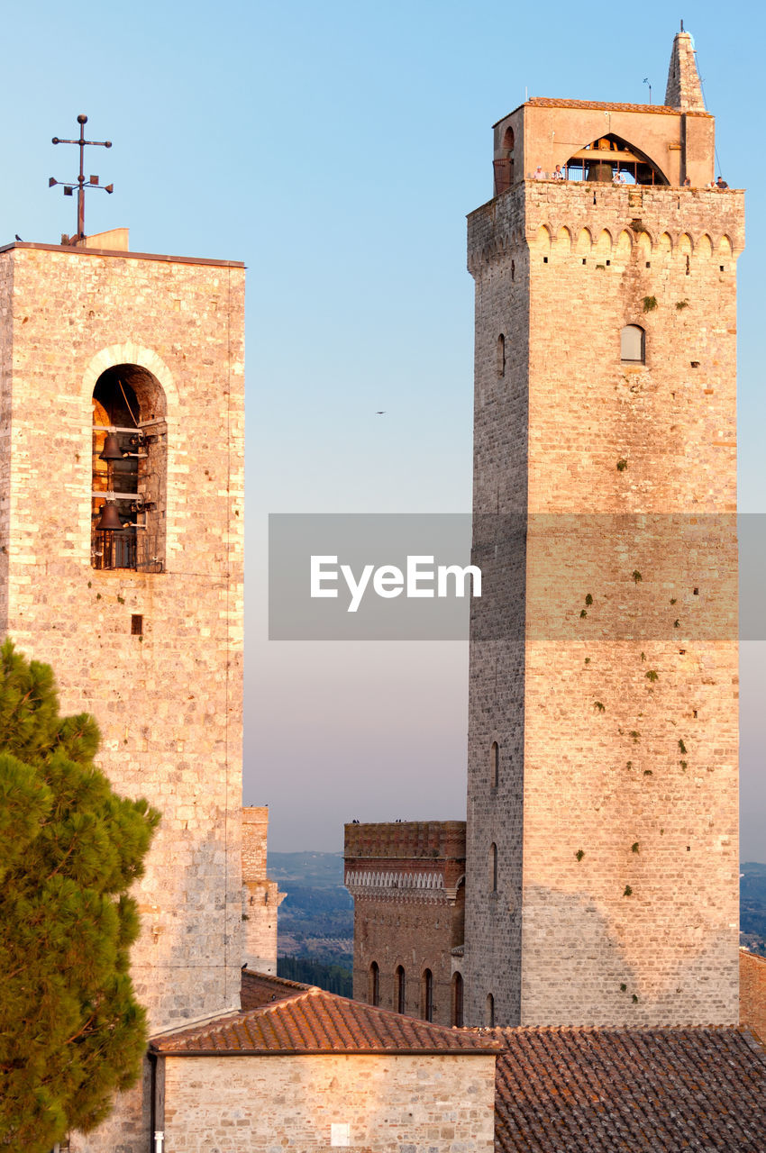 Historical towers in san gimignano, tuscany italy