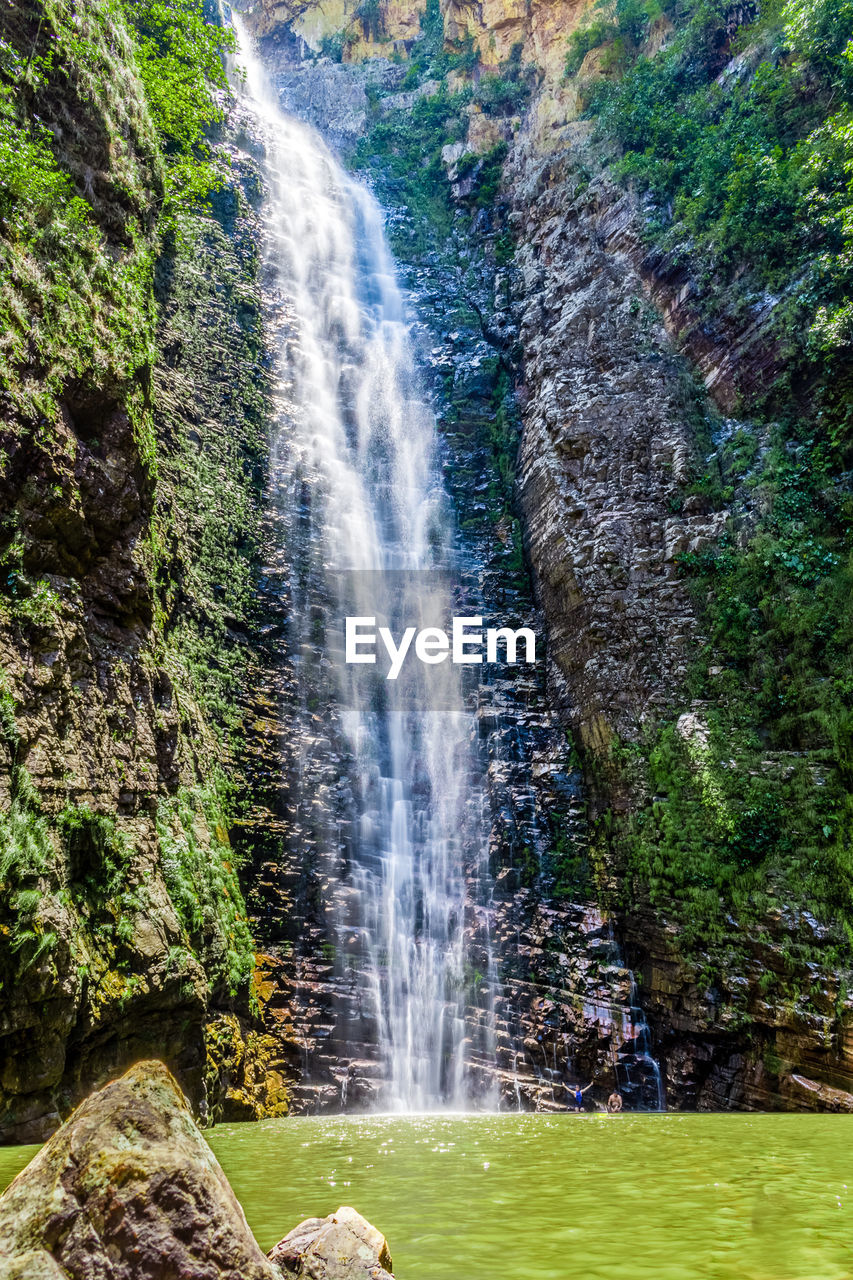 VIEW OF WATERFALL