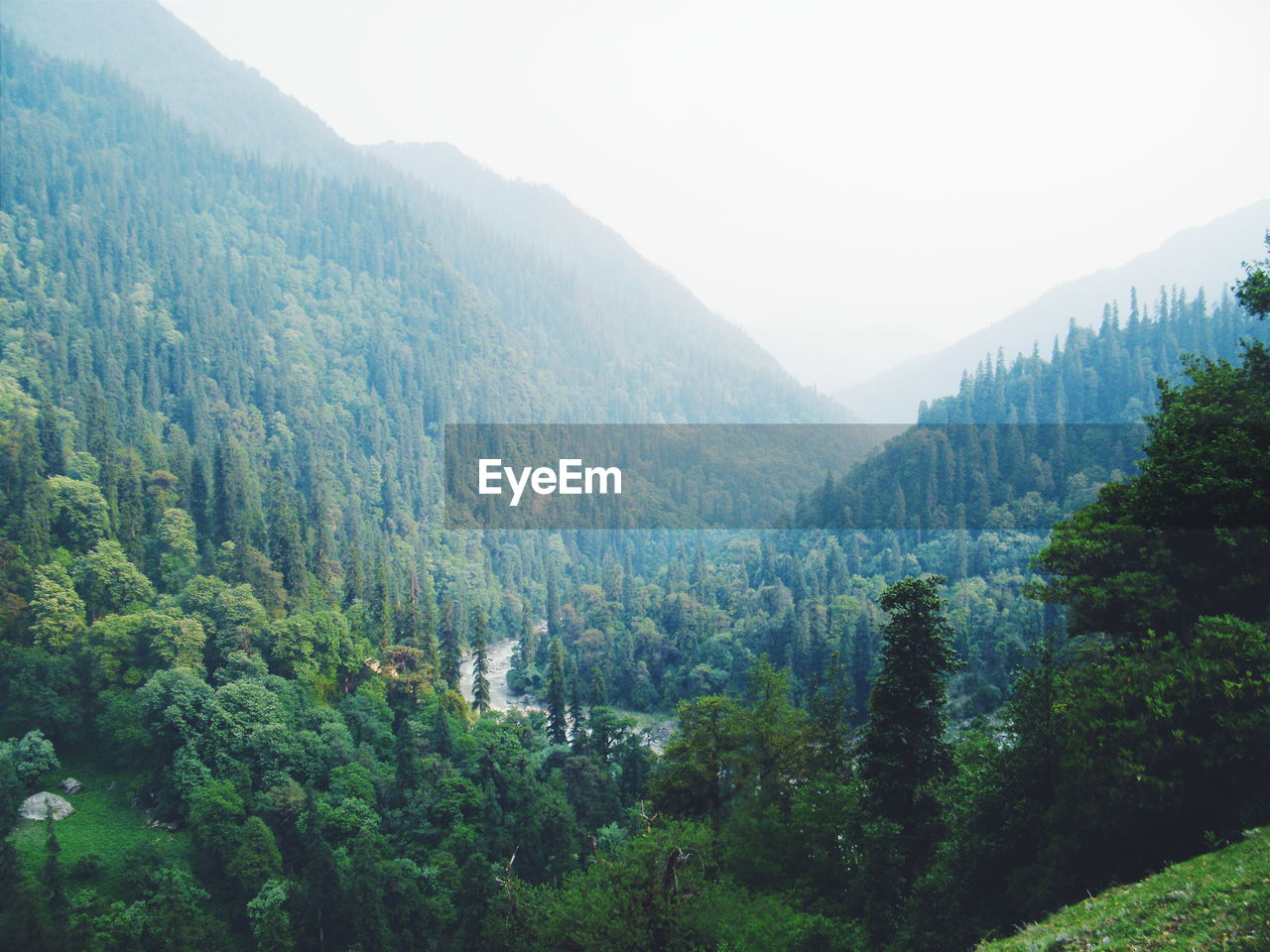Scenic view of mountains