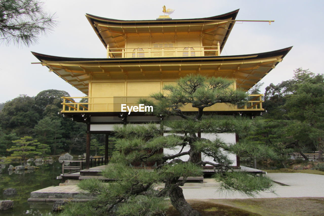 EXTERIOR OF TEMPLE AGAINST BUILDING