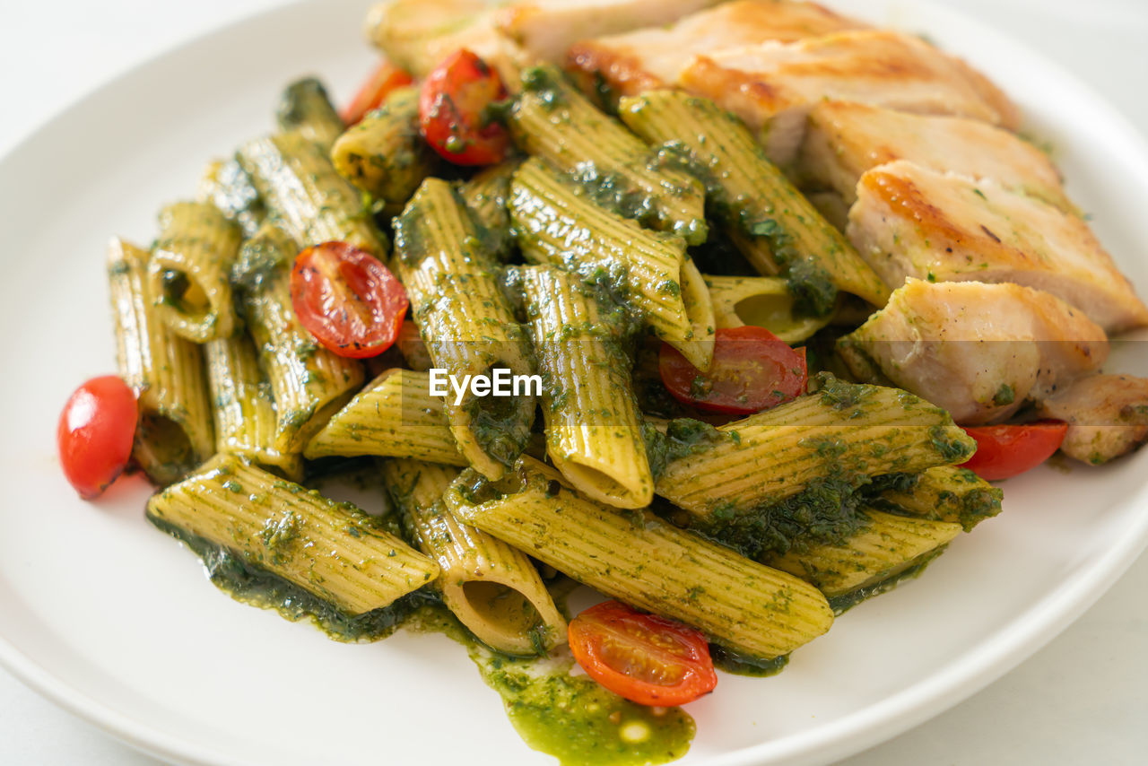 CLOSE-UP OF MEAL SERVED ON PLATE