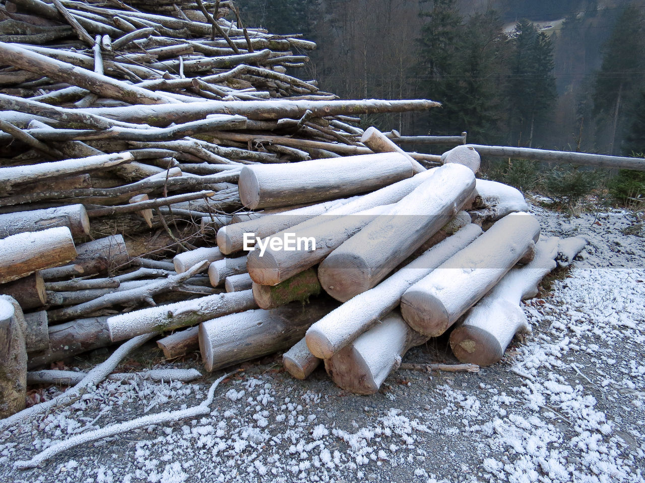 STACK OF LOGS